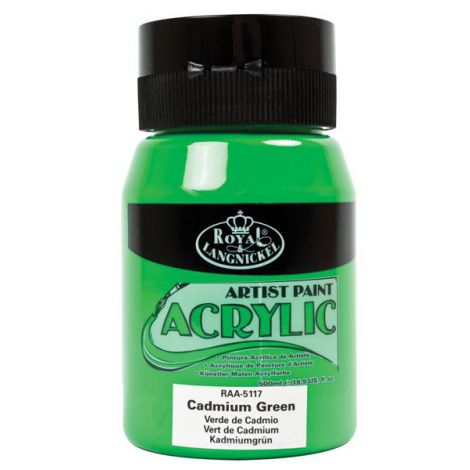 Farba akrylowa R&L 500ml, Zielona - Cadmium Green